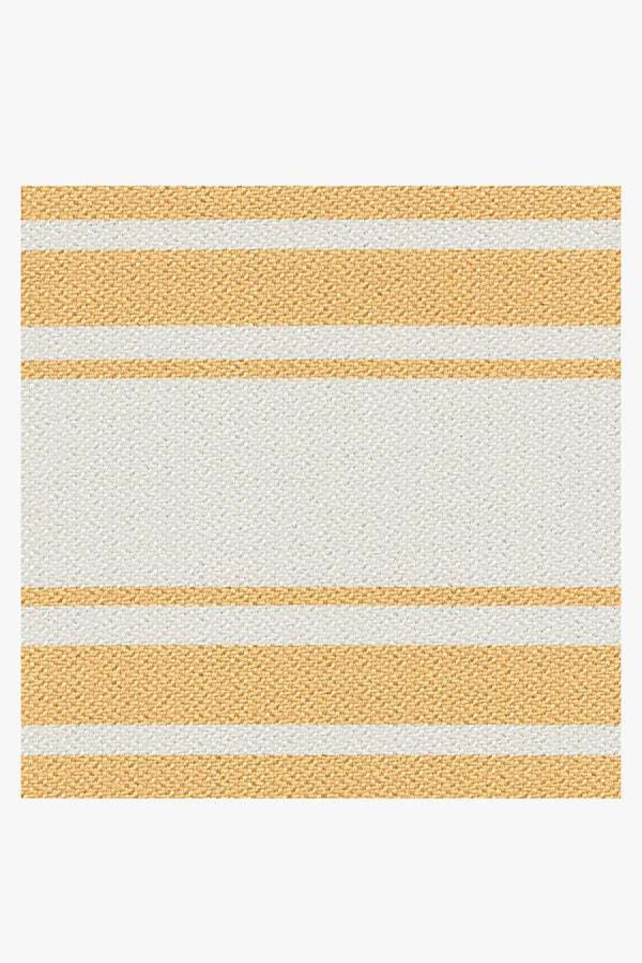 6 9 Outdoor Rugs * | Wholesale Ruggable Outdoor Marina Stripe Yellow Rug