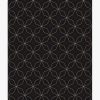 8 10 Black And White Rugs * | Buy Ruggable Geometrix Black Rug