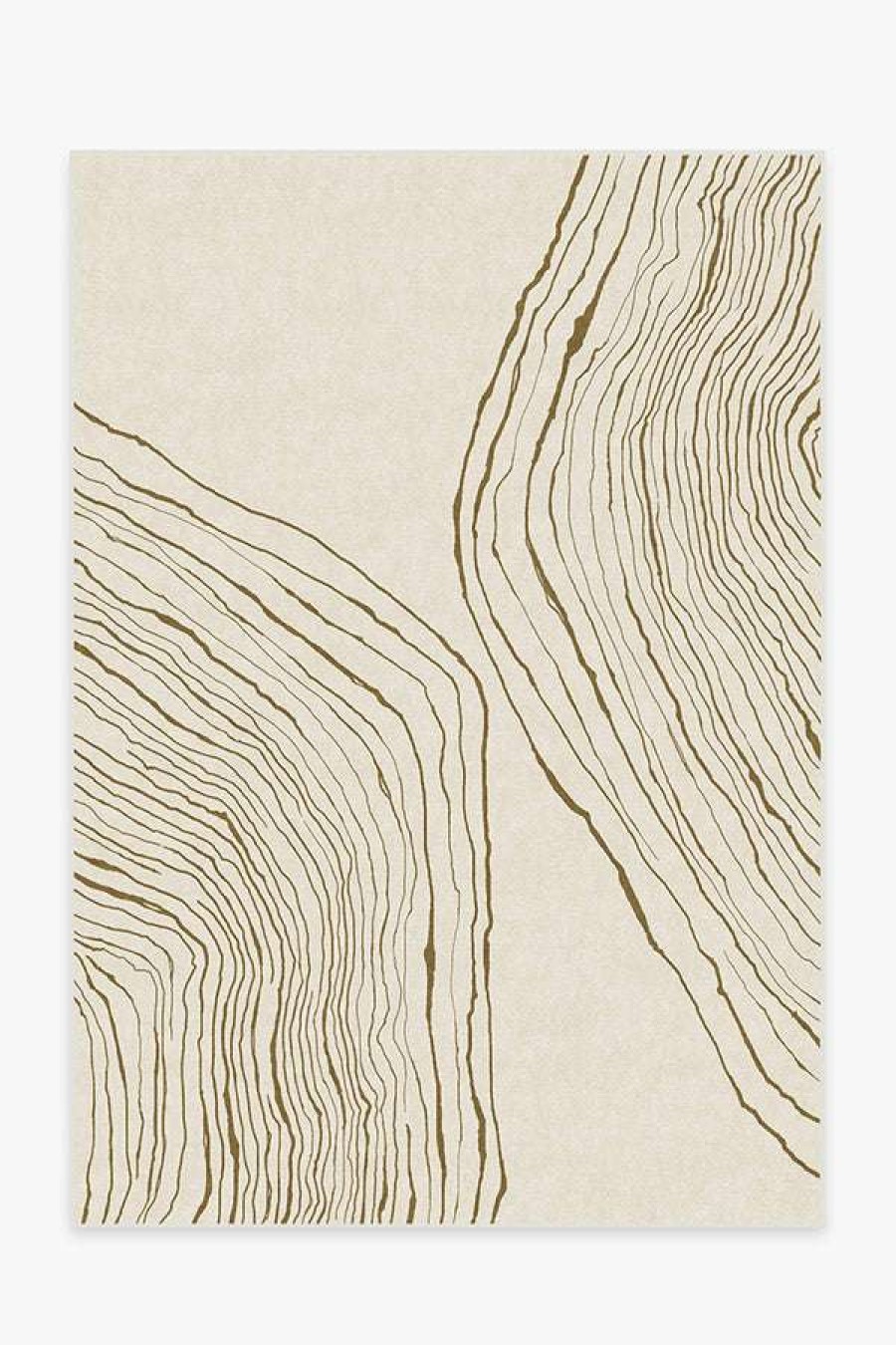 Abstract Rugs * | Cheapest Ruggable Nina Takesh Seine Camel & Ivory Rug