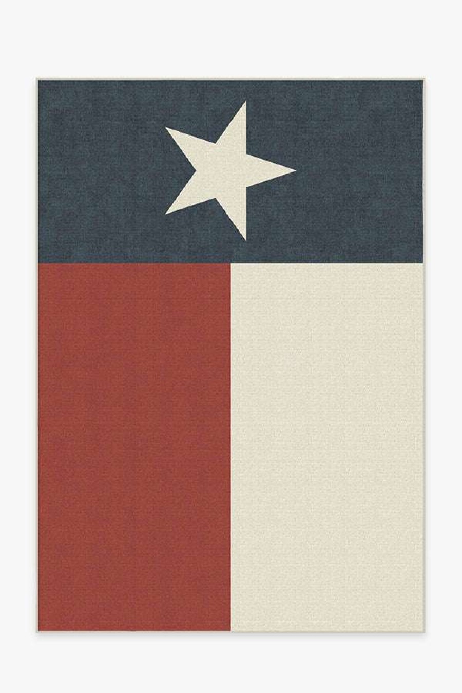 8 10 Red Area Rugs * | Budget Ruggable Texas Red Rug