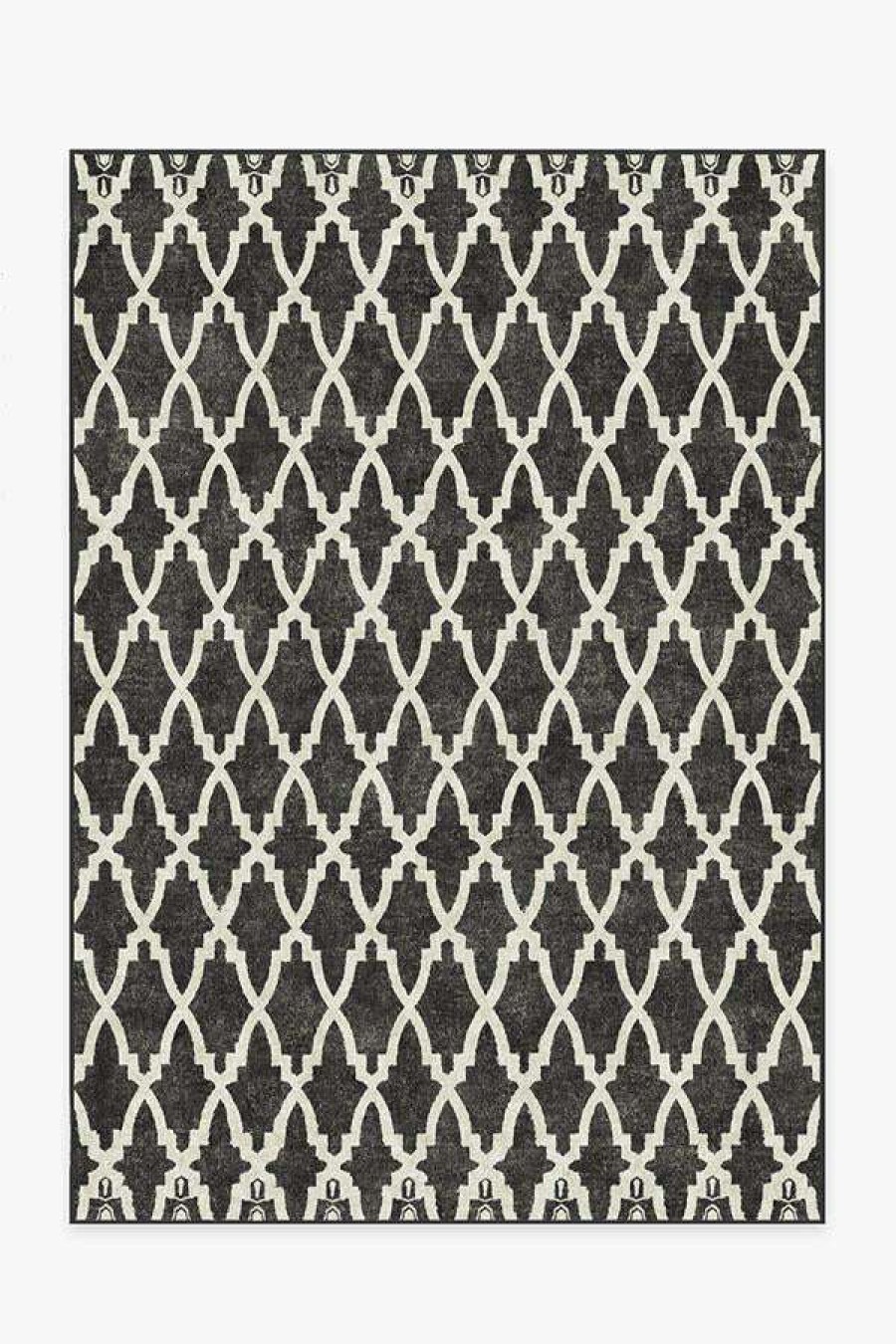 8 10 Black And White Rugs * | Top 10 Ruggable Soraya Trellis Black Rug