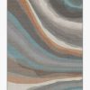 Abstract Rugs * | Outlet Ruggable Watercolor Waves Sandstone Rug