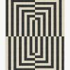 8 10 Black And White Rugs * | Promo Ruggable Jonathan Adler Op Art Charcoal Rug