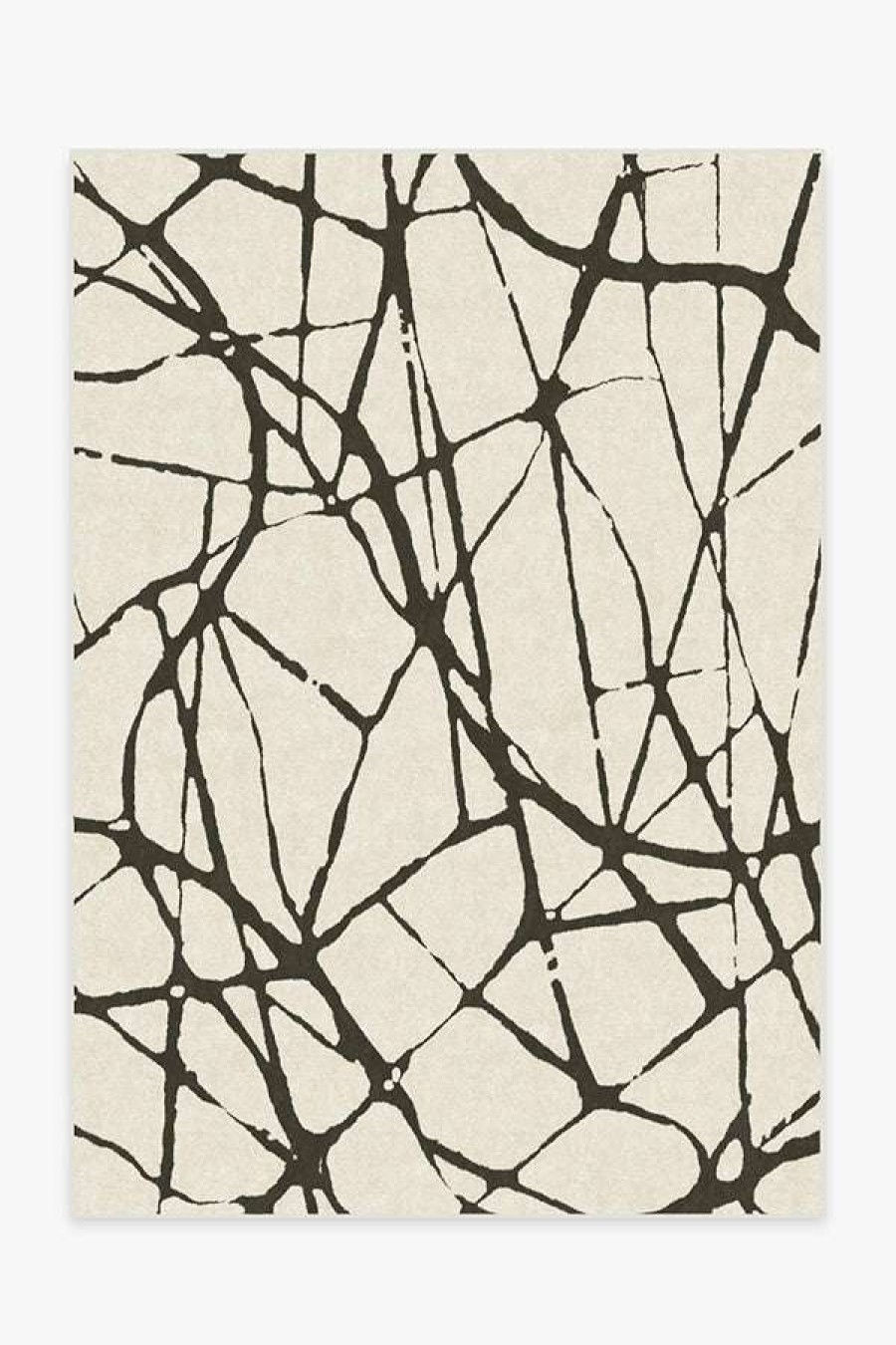 8 10 Black And White Rugs * | Buy Ruggable Nina Takesh Marion Black & Ivory Rug