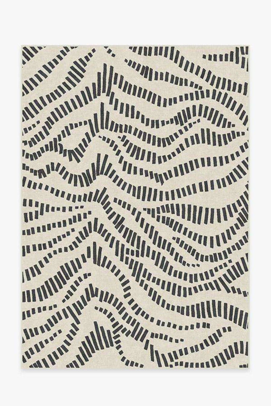 8 10 Black And White Rugs * | Best Pirce Ruggable Naila Black Rug