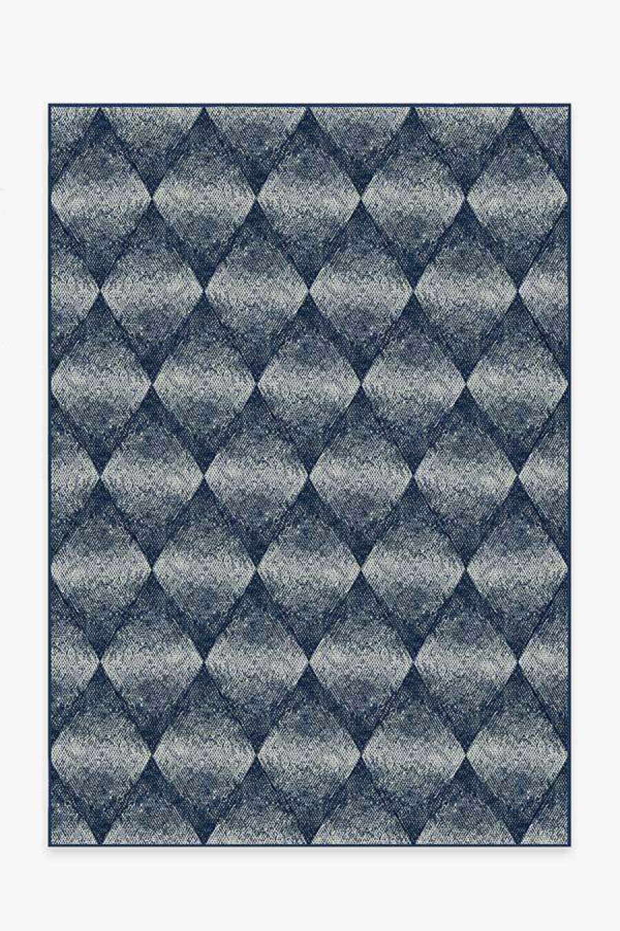 6 9 Outdoor Rugs * | Budget Ruggable Outdoor Kumo Diamond Navy Rug