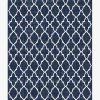 6 9 Outdoor Rugs * | Discount Ruggable Outdoor Varia Trellis Royal Blue Rug