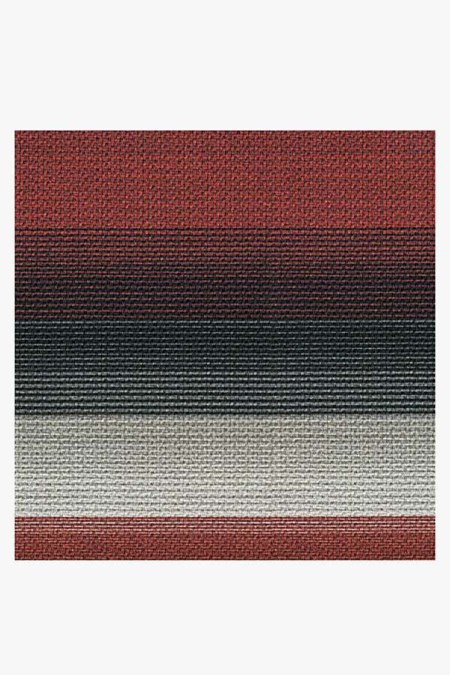 6 9 Outdoor Rugs * | Budget Ruggable Outdoor Serape Stripe Red Rug