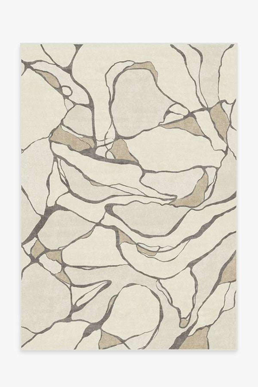 Abstract Rugs * | Budget Ruggable Nina Takesh Aude Creme Rug