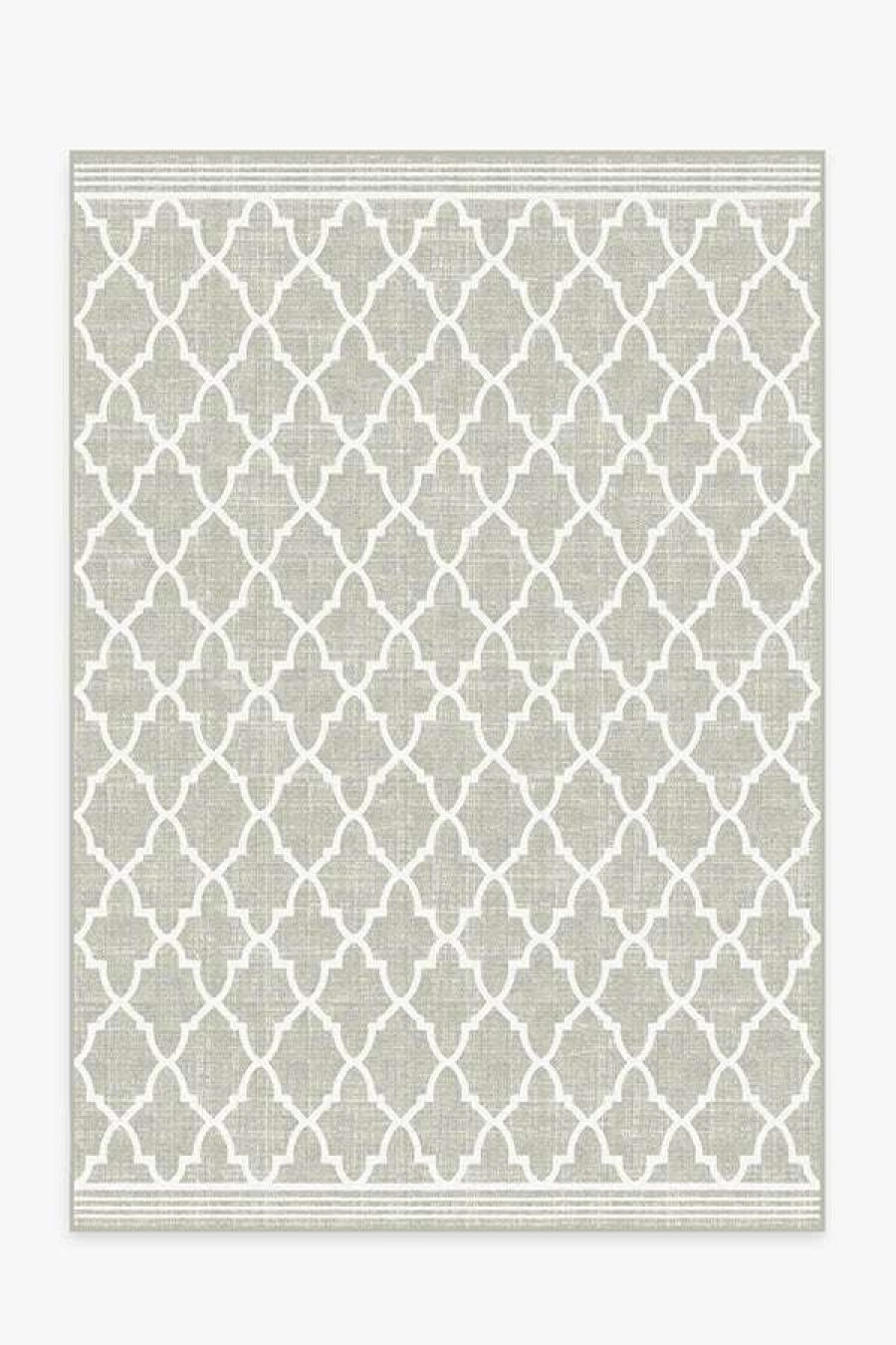 6 9 Outdoor Rugs * | New Ruggable Outdoor Varia Trellis Stone Rug