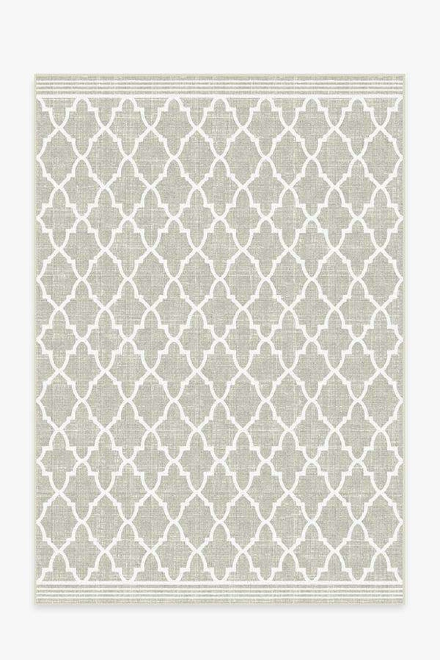 6 9 Outdoor Rugs * | New Ruggable Outdoor Varia Trellis Stone Rug