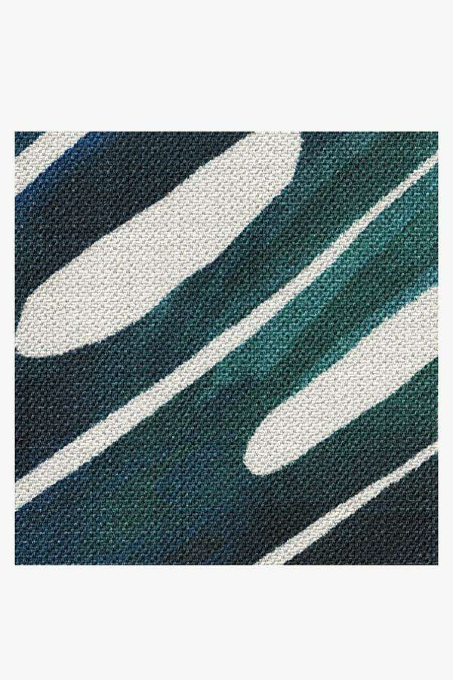 6 9 Outdoor Rugs * | Top 10 Ruggable Outdoor Panama Teal Blue Rug