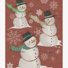 8 10 Red Area Rugs * | Discount Ruggable Snowman Rug