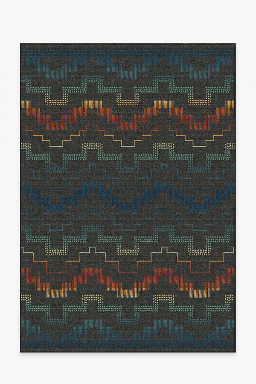 6 9 Outdoor Rugs * | Outlet Ruggable Outdoor Meseta Multicolor Rug