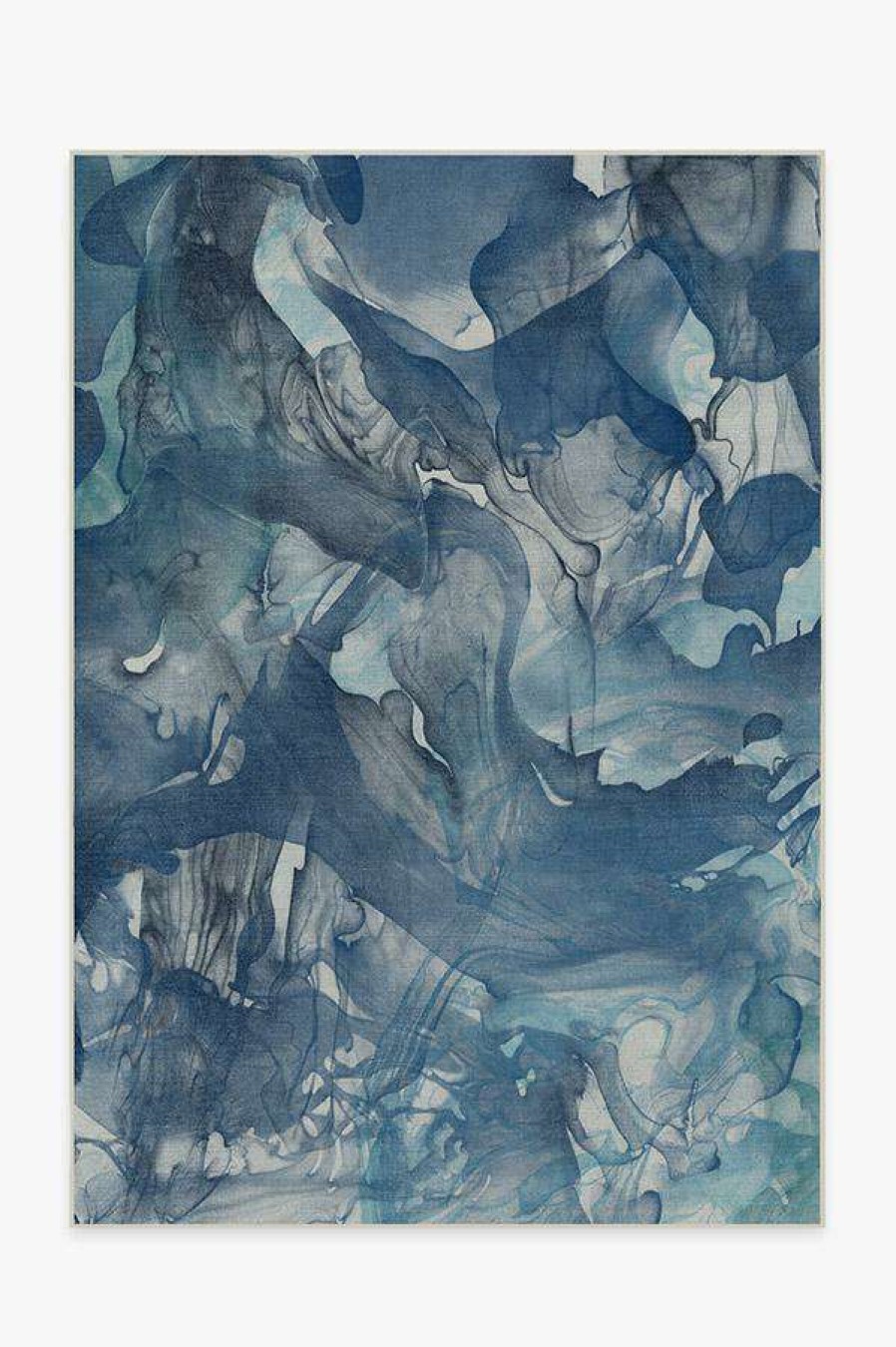 Abstract Rugs * | Best Deal Ruggable Aurora Space Blue Rug