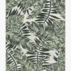 6 9 Outdoor Rugs * | Hot Sale Ruggable Outdoor Filifera Palm Green Rug