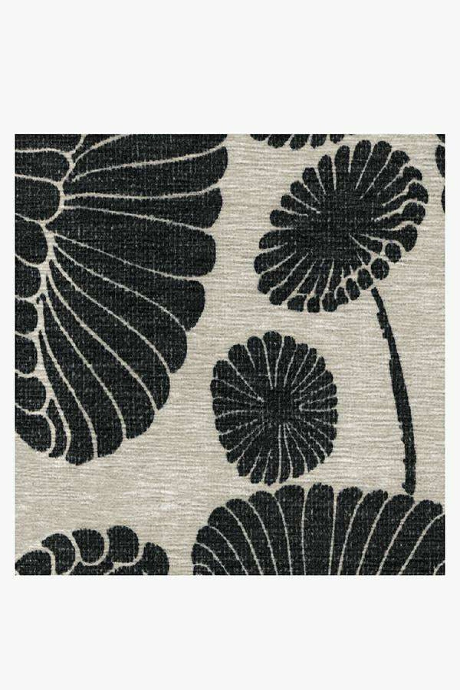 8 10 Black And White Rugs * | Best Reviews Of Ruggable Cynthia Rowley Suzani White Rug