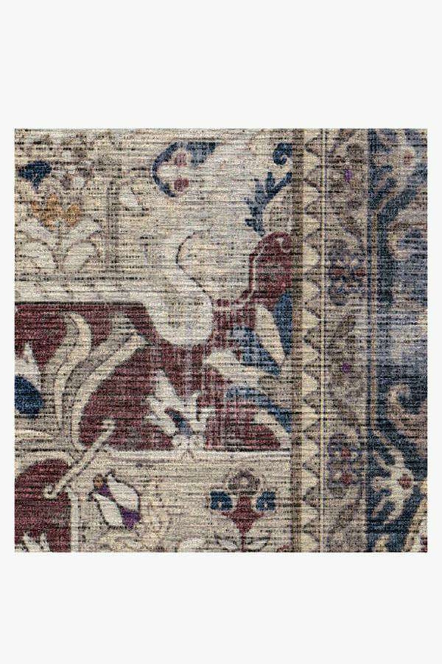 8 10 Red Area Rugs * | Wholesale Ruggable Kamran Royal Blue Rug