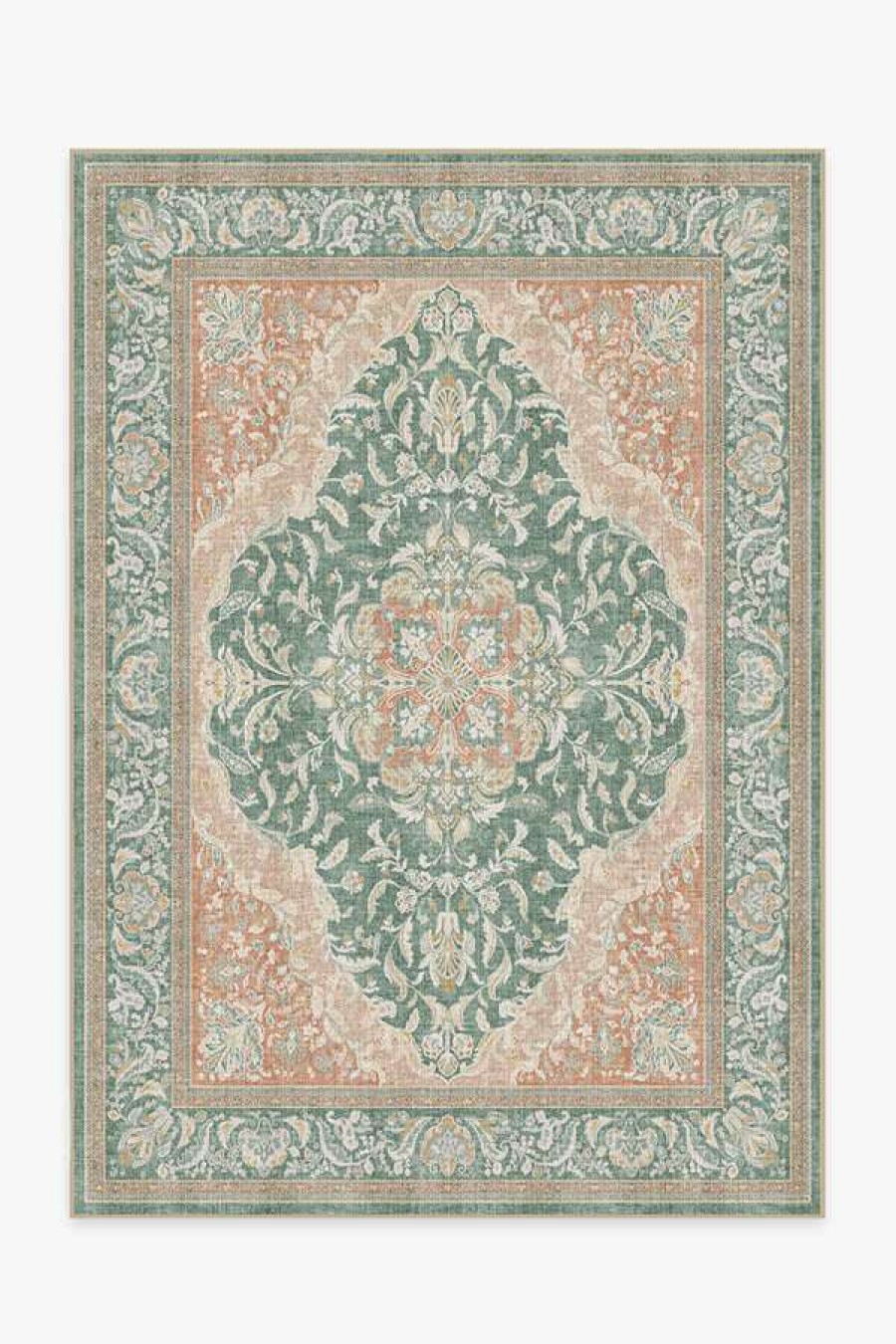 6 9 Outdoor Rugs * | Buy Ruggable Outdoor Allura Copper Sage Rug