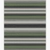 6 9 Outdoor Rugs * | Best Pirce Ruggable Outdoor Serape Stripe Green Rug