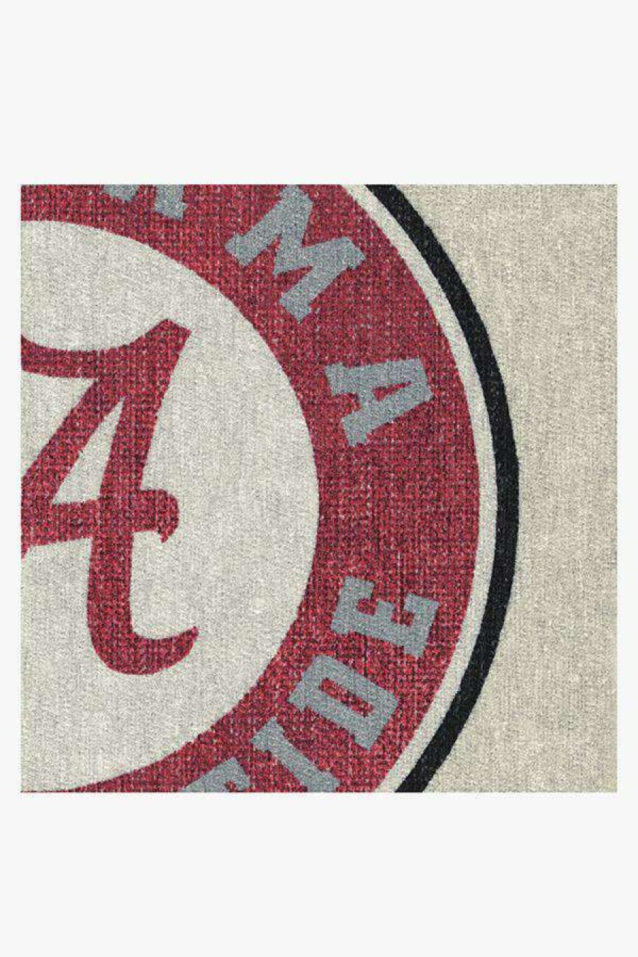 8 10 Red Area Rugs * | Coupon Ruggable University Of Alabama Splash Logo Rug