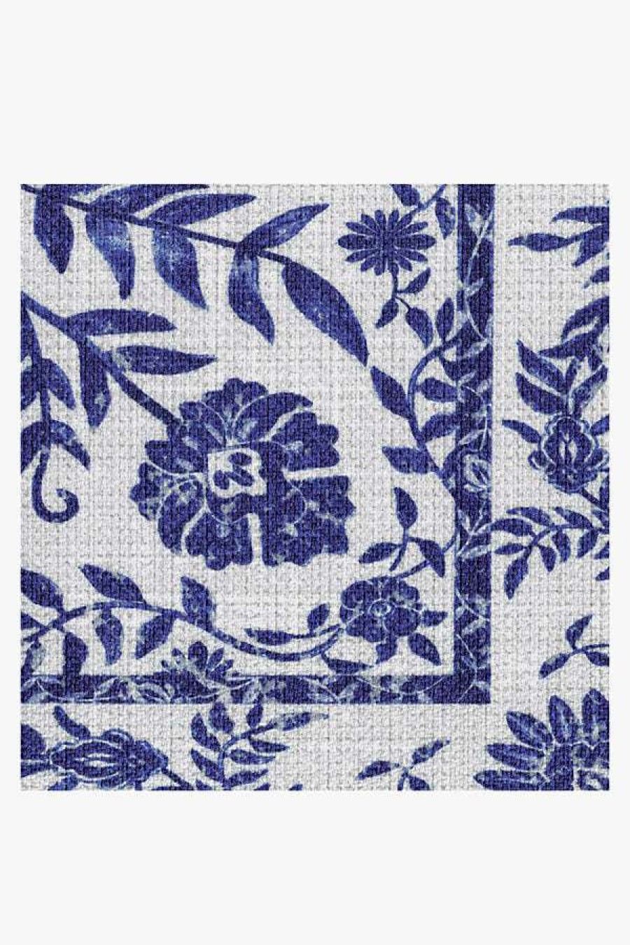 6 9 Outdoor Rugs * | Best Sale Ruggable Outdoor Fontaine Delft Blue Rug