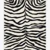 8 10 Black And White Rugs * | Best Sale Ruggable Zebra Black Rug