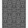 8 10 Black And White Rugs * | Outlet Ruggable Marvel Damask Charcoal Rug