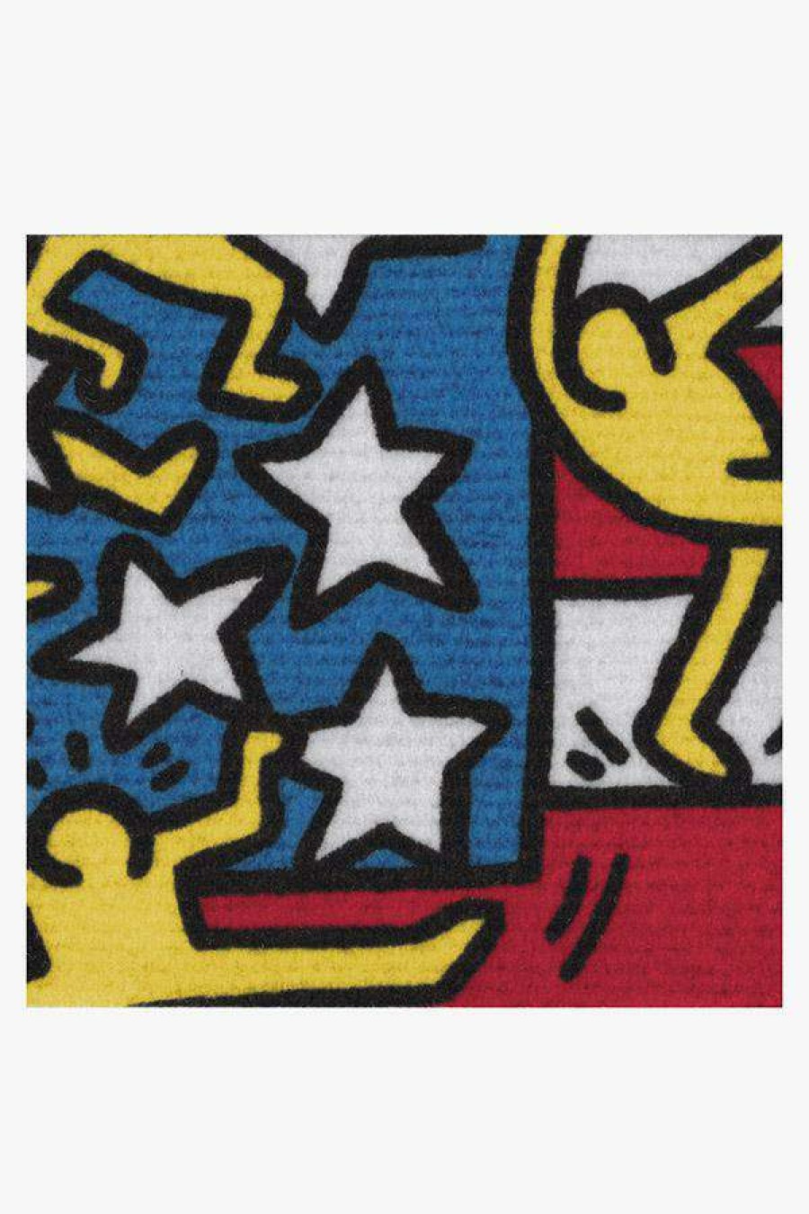 Abstract Rugs * | Cheap Ruggable Keith Haring'S America Doormat