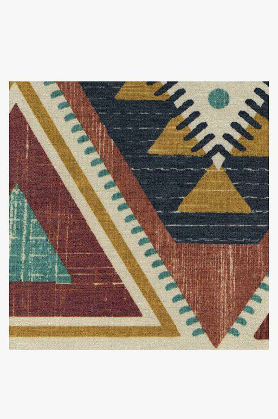 8 10 Red Area Rugs * | Hot Sale Ruggable Adobe Multicolor Rug