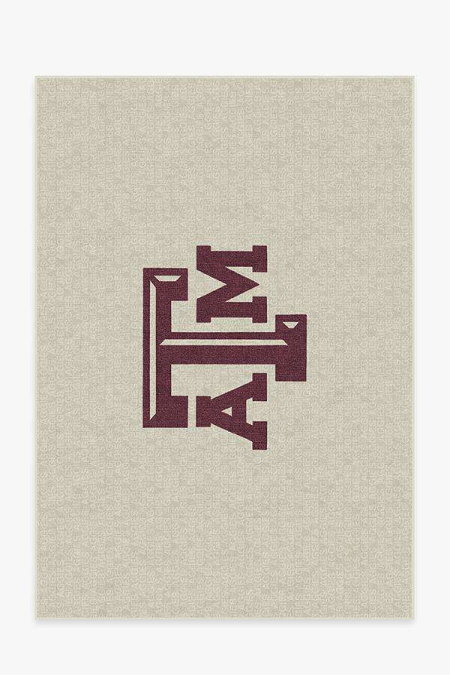 8 10 Red Area Rugs * | Top 10 Ruggable Texas A&M Spirit Rug