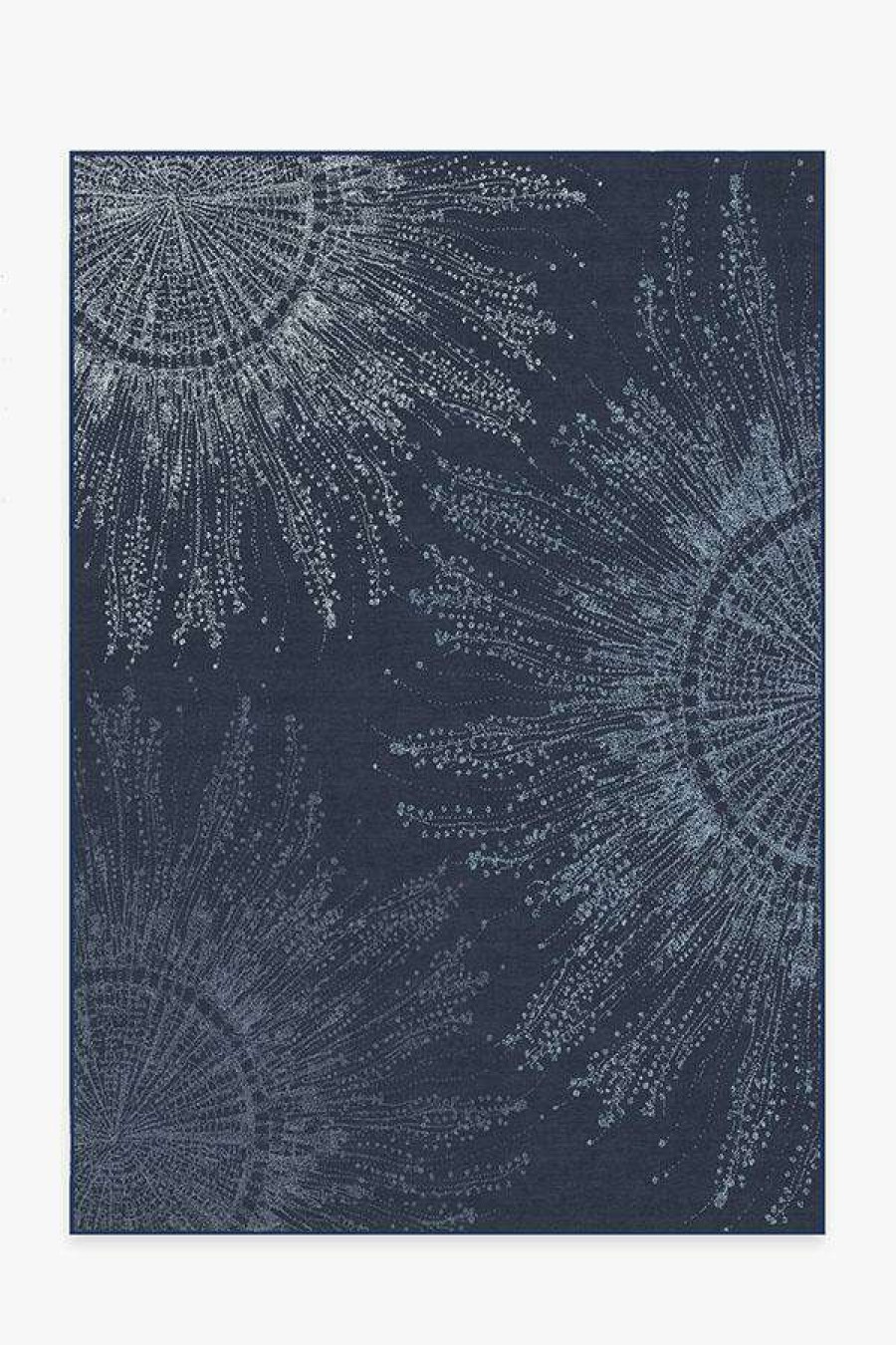 Abstract Rugs * | Outlet Ruggable Sale Jellyfish Bloom Navy Rug