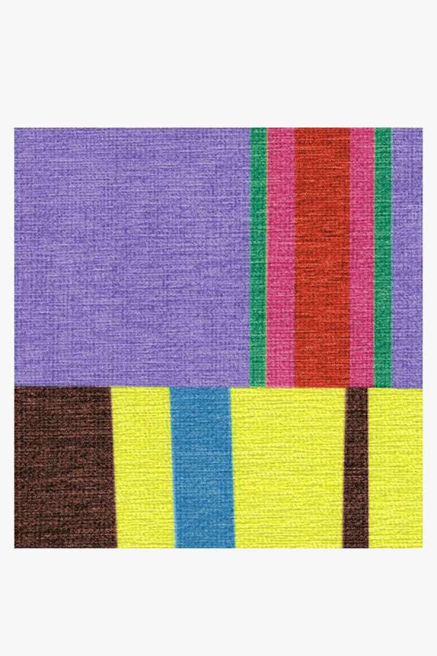 Abstract Rugs * | Wholesale Ruggable Monica Ahanonu Celery Multicolor Rug