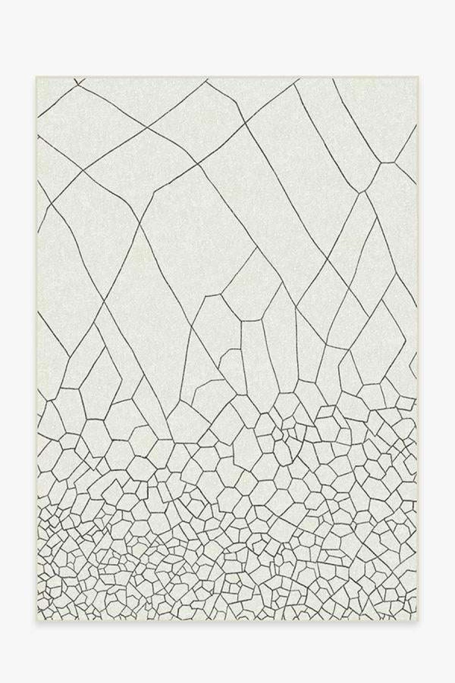 8 10 Black And White Rugs * | Hot Sale Ruggable Kella Off White Rug