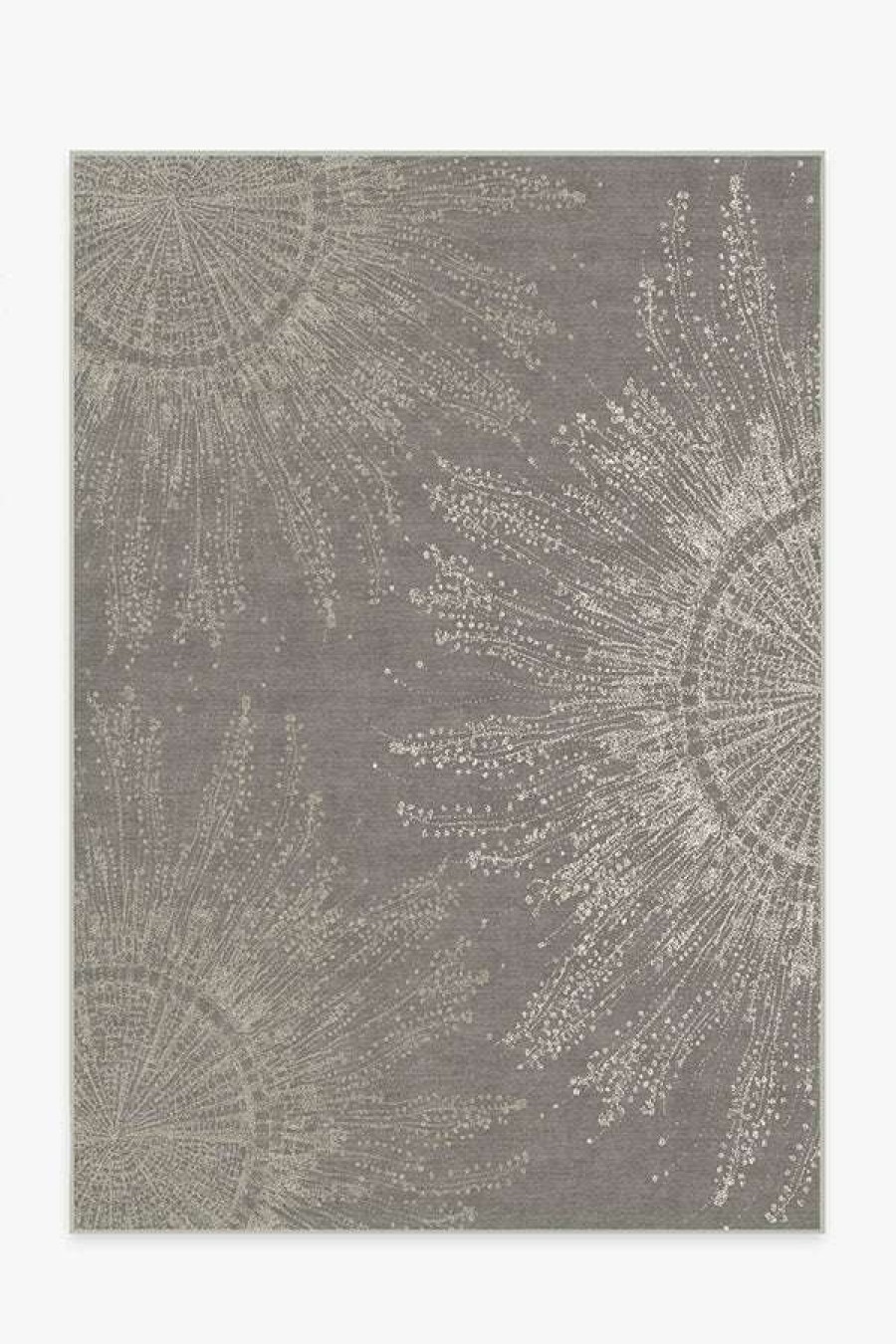 Abstract Rugs * | Wholesale Ruggable Jellyfish Bloom Silver Rug