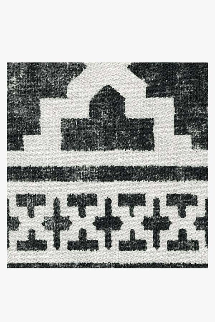 6 9 Outdoor Rugs * | Discount Ruggable Outdoor Cleo Trellis Black Rug