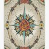 8 10 Red Area Rugs * | Discount Ruggable Compass Rose Rug