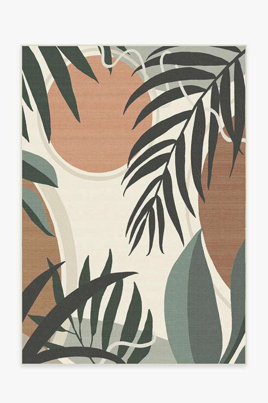 6 9 Outdoor Rugs * | Coupon Ruggable Outdoor Tulum Desert Sage Rug