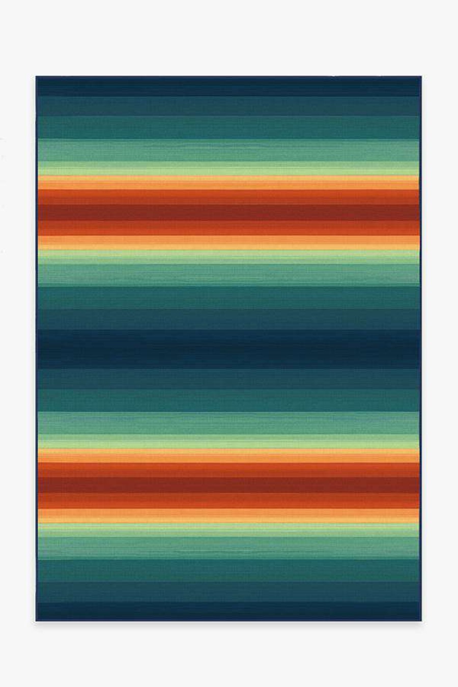 6 9 Outdoor Rugs * | Wholesale Ruggable Outdoor Serape Stripe Multicolor Rug