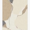 Abstract Rugs * | Outlet Ruggable Nina Takesh Loire Ivory Quartz Rug