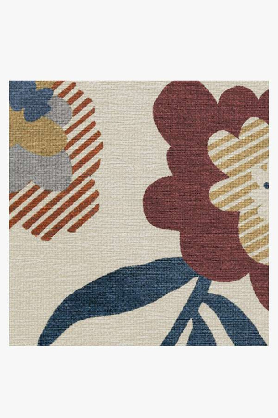 8 10 Red Area Rugs * | Best Pirce Ruggable Fleur Margaritte Amari Rug