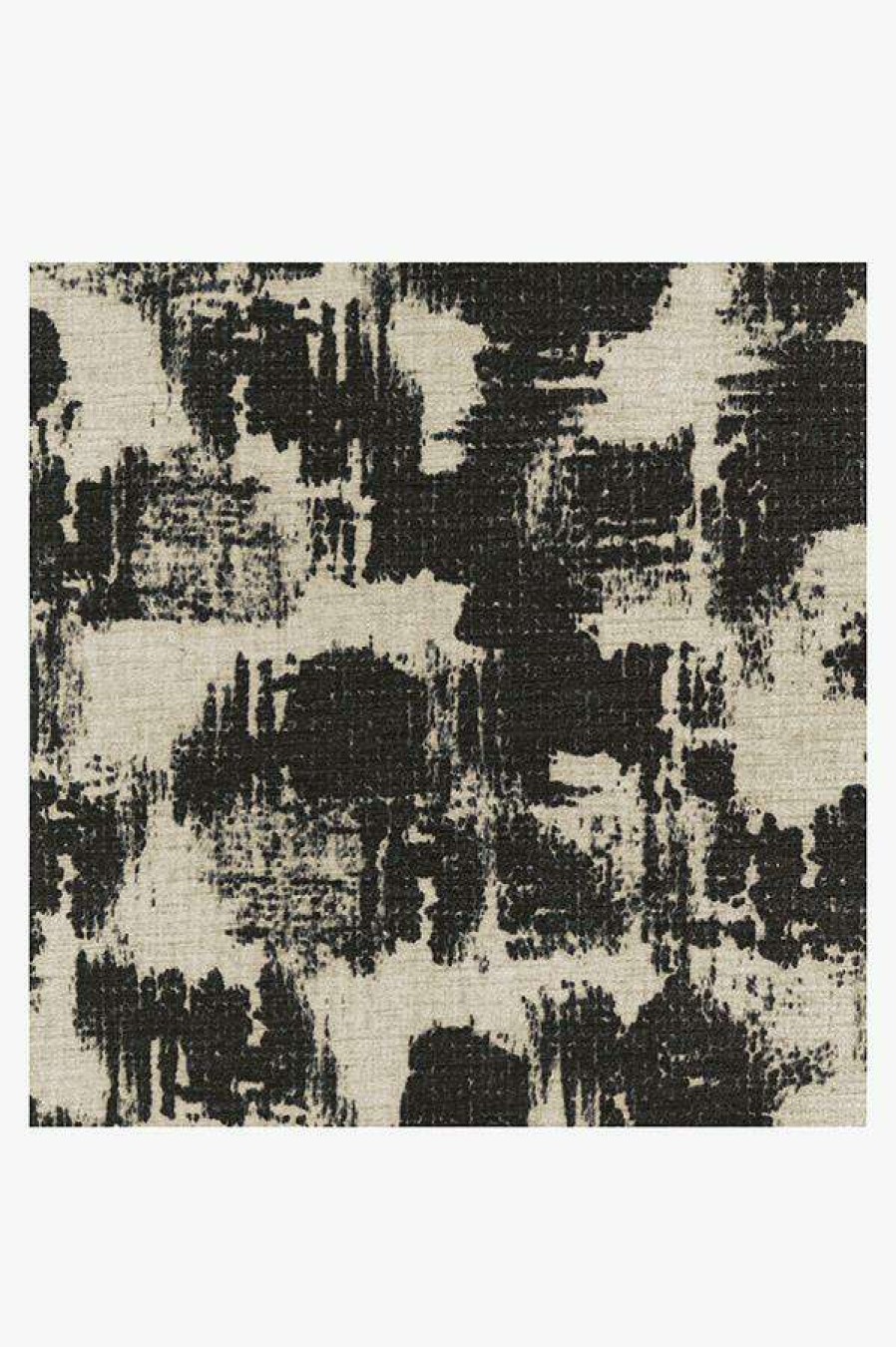 8 10 Black And White Rugs * | Best Deal Ruggable Ponto Black & White Rug