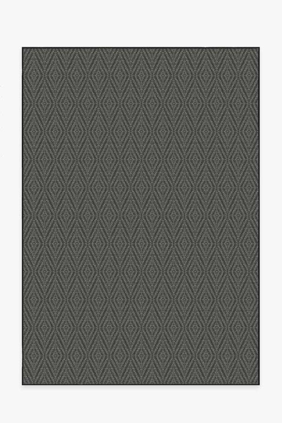 6 9 Outdoor Rugs * | Best Pirce Ruggable Outdoor Halo Diamond Grey Rug