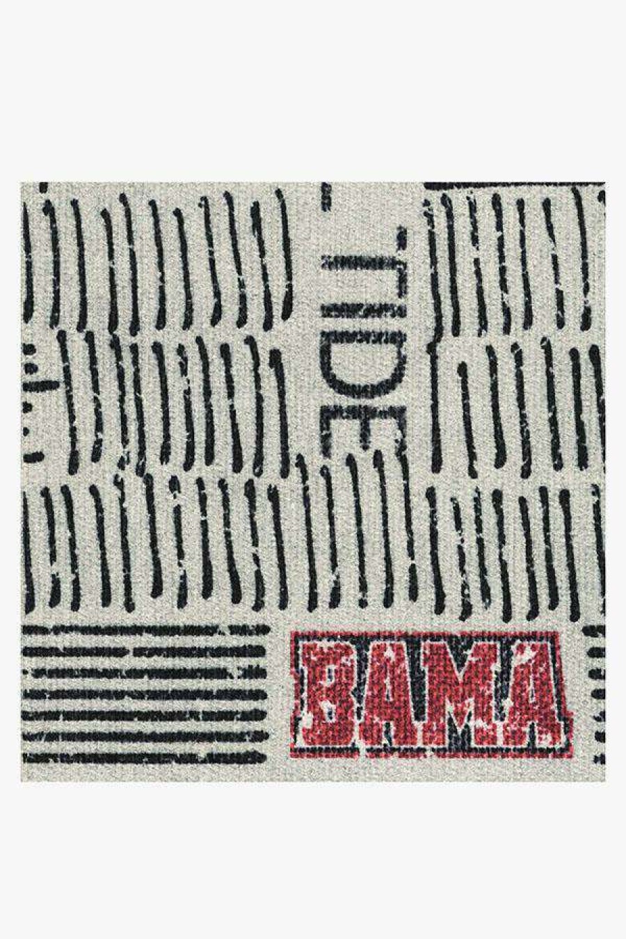 8 10 Black And White Rugs * | Outlet Ruggable University Of Alabama Tally Rug