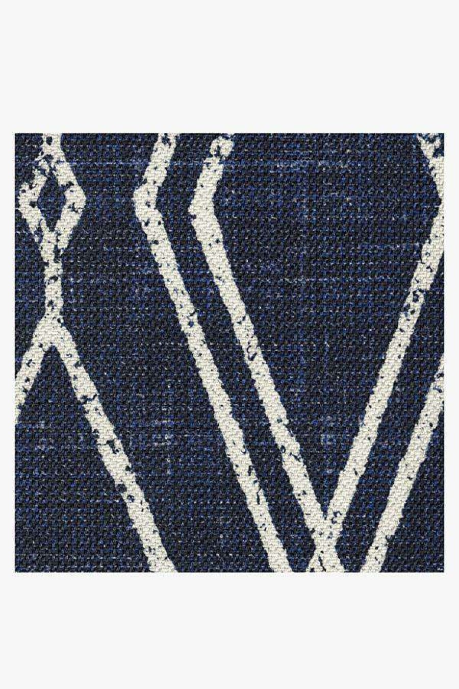 6 9 Outdoor Rugs * | Coupon Ruggable Outdoor Gemma Lattice Royal Blue Rug