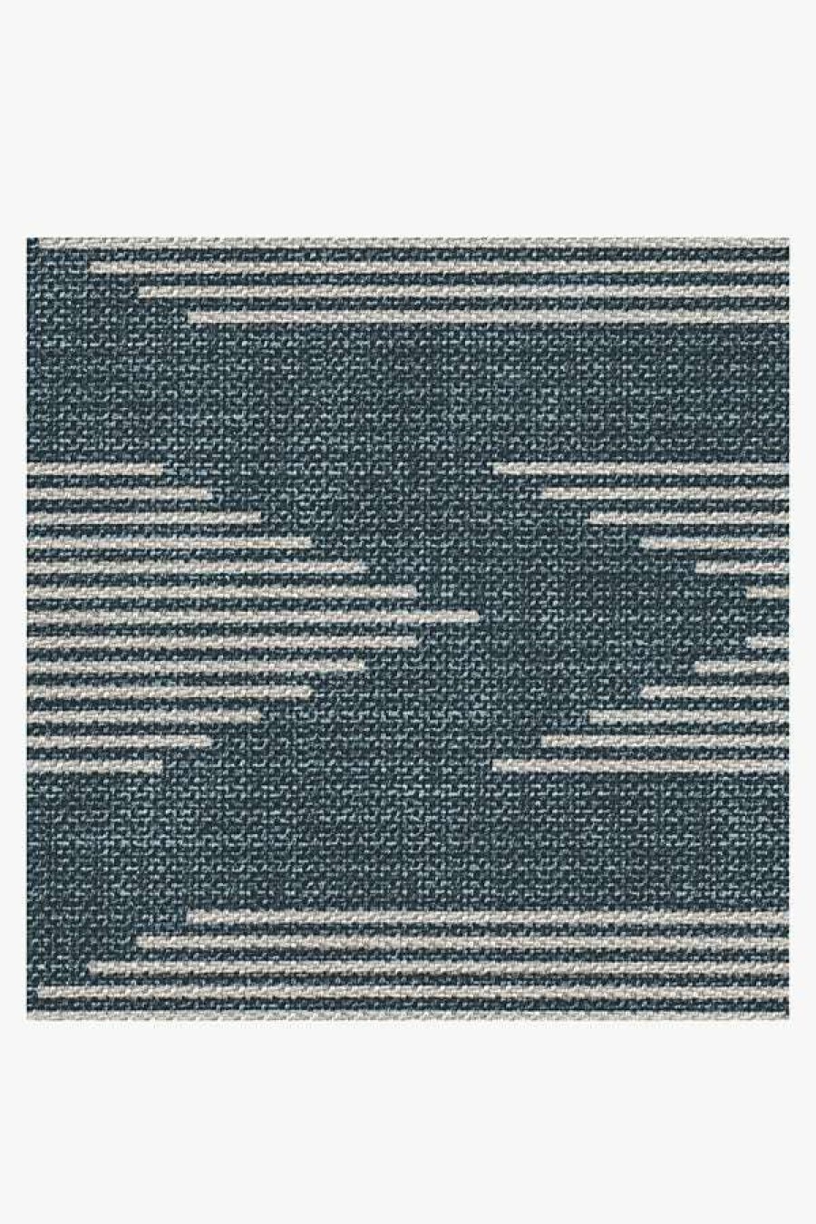 6 9 Outdoor Rugs * | Top 10 Ruggable Outdoor Savannah Navy Blue Rug