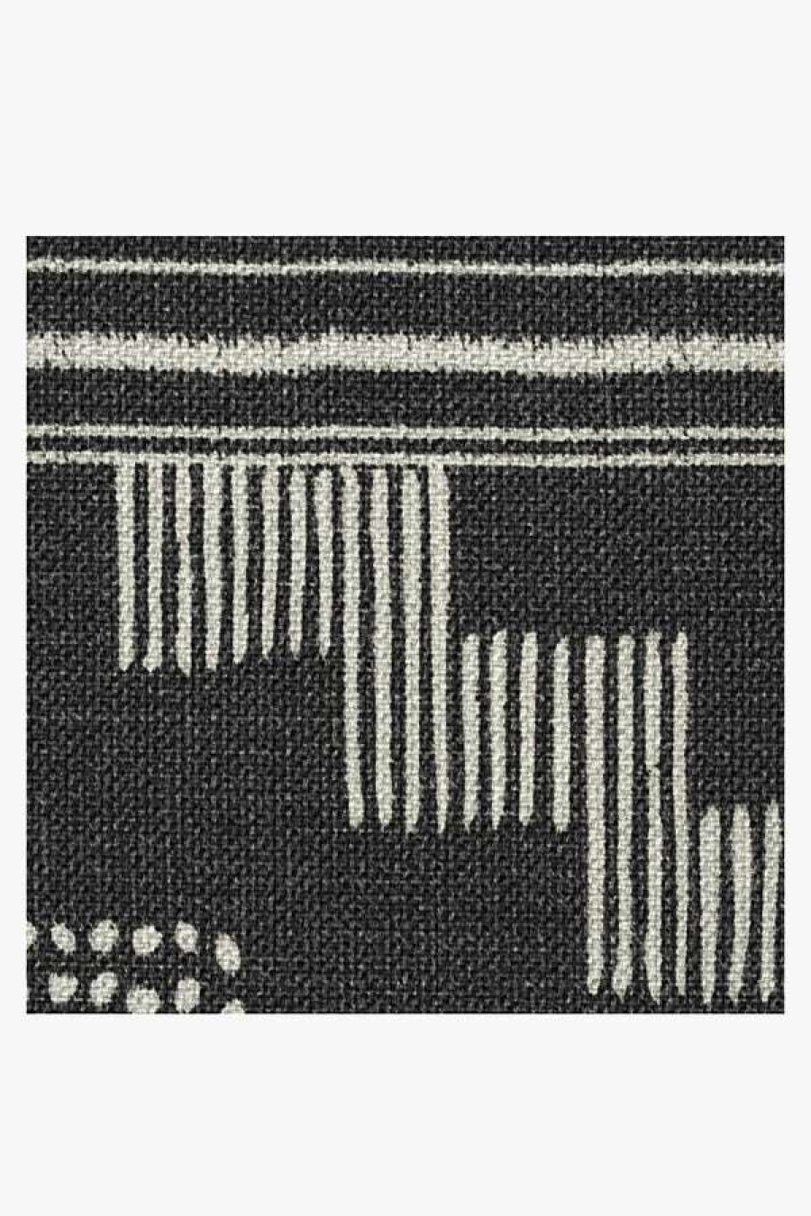 6 9 Outdoor Rugs * | Cheapest Ruggable Outdoor Meseta Black Rug