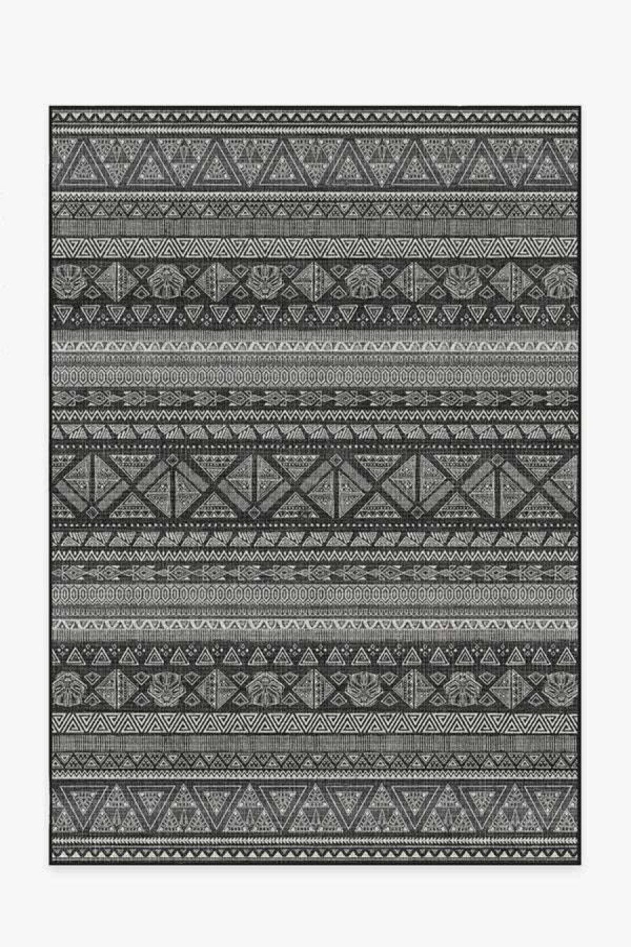 8 10 Black And White Rugs * | Hot Sale Ruggable Wakanda Forever Black & Cream Rug