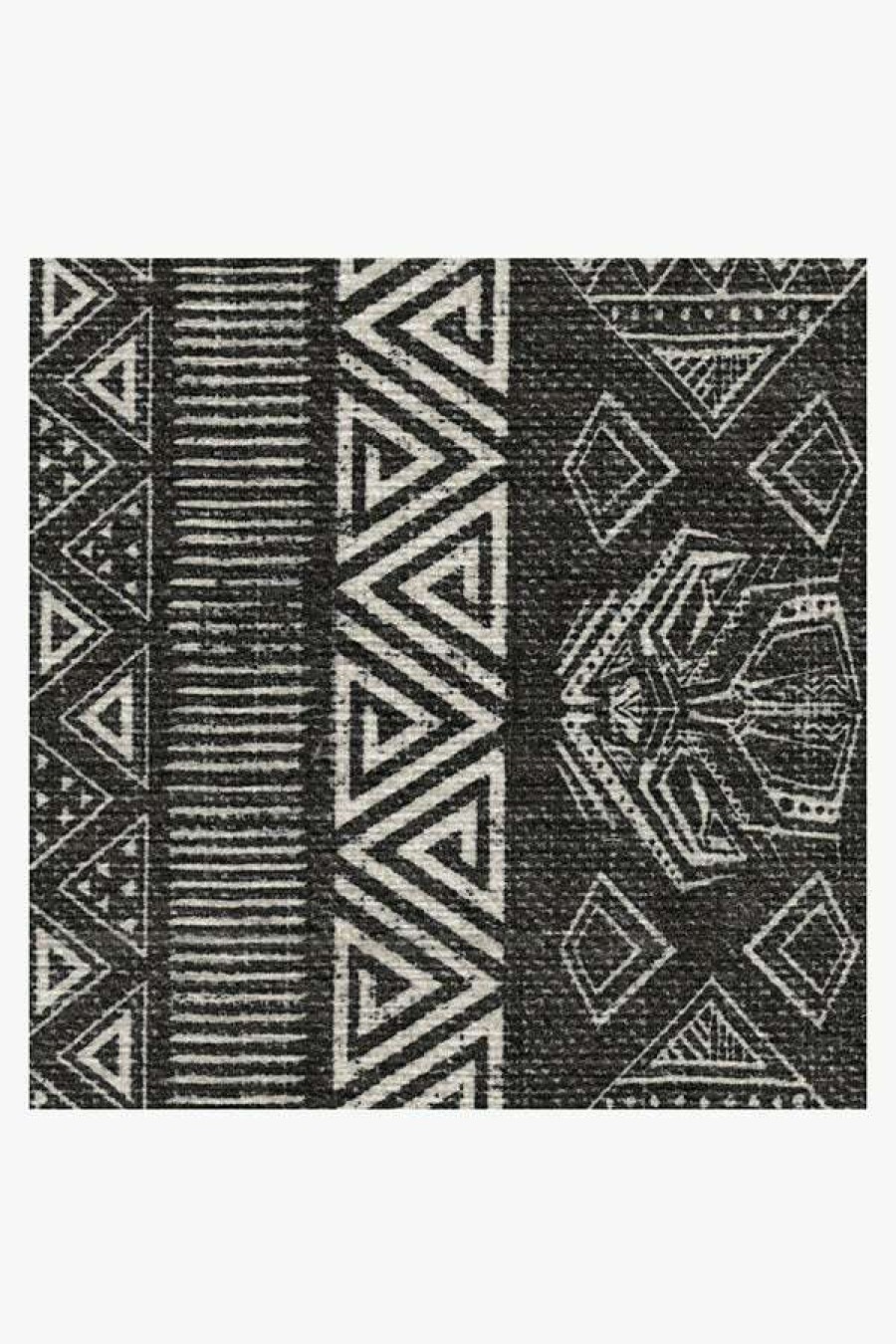 8 10 Black And White Rugs * | Hot Sale Ruggable Wakanda Forever Black & Cream Rug