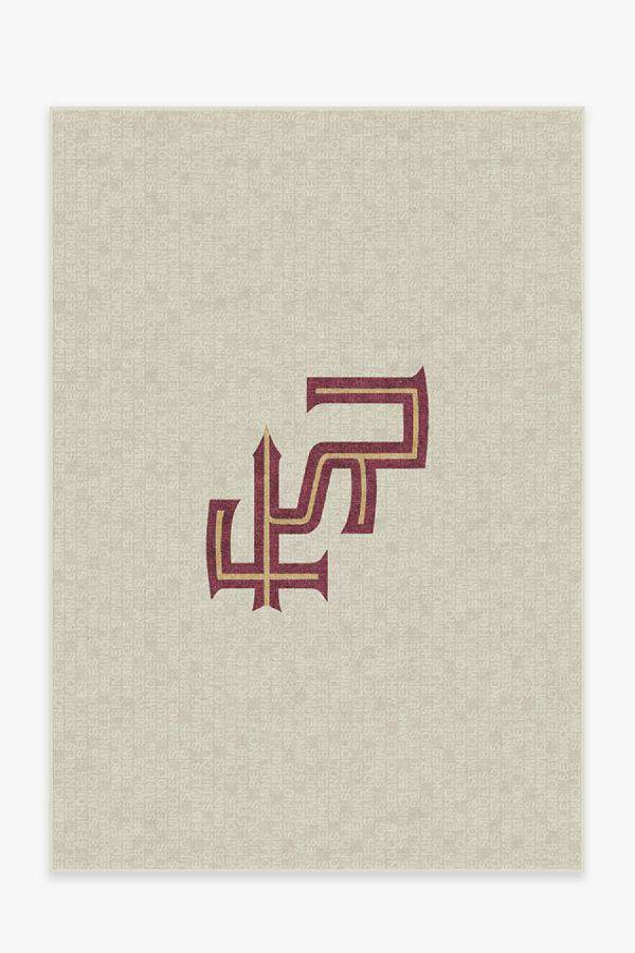 8 10 Red Area Rugs * | Promo Ruggable Florida State University Spirit Rug